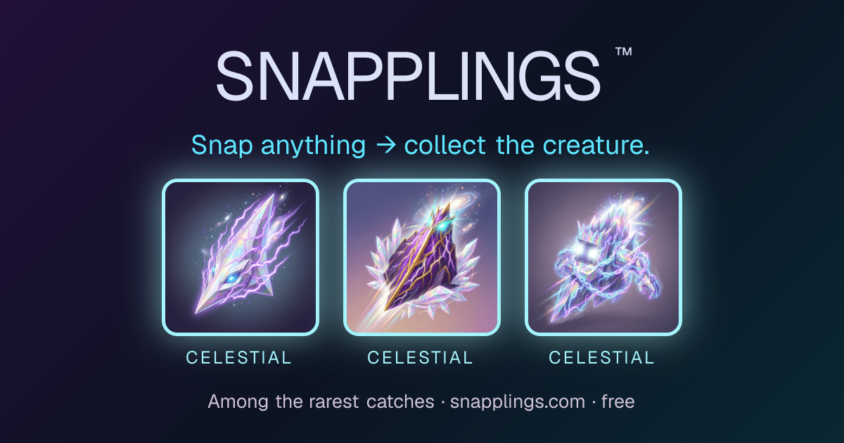 Snapplings — turn anything into a creature